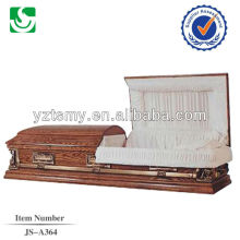 New design American custom painted wooden caskets